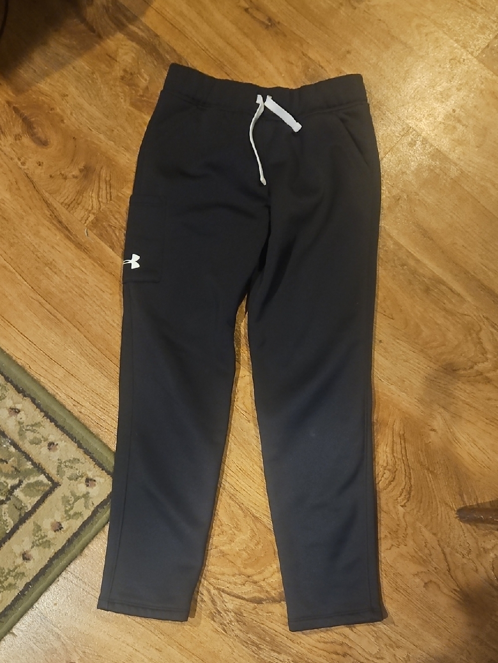 Under Armour Girls Black Sweat Pants Size YMD